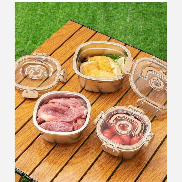 ظرف نگهدارنده سه تایی استیل Fresh Box