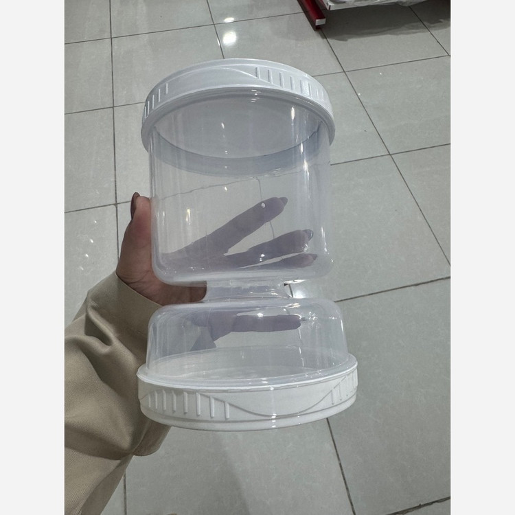 ظرف خیارشور و زیتون مدل ساعت شنی