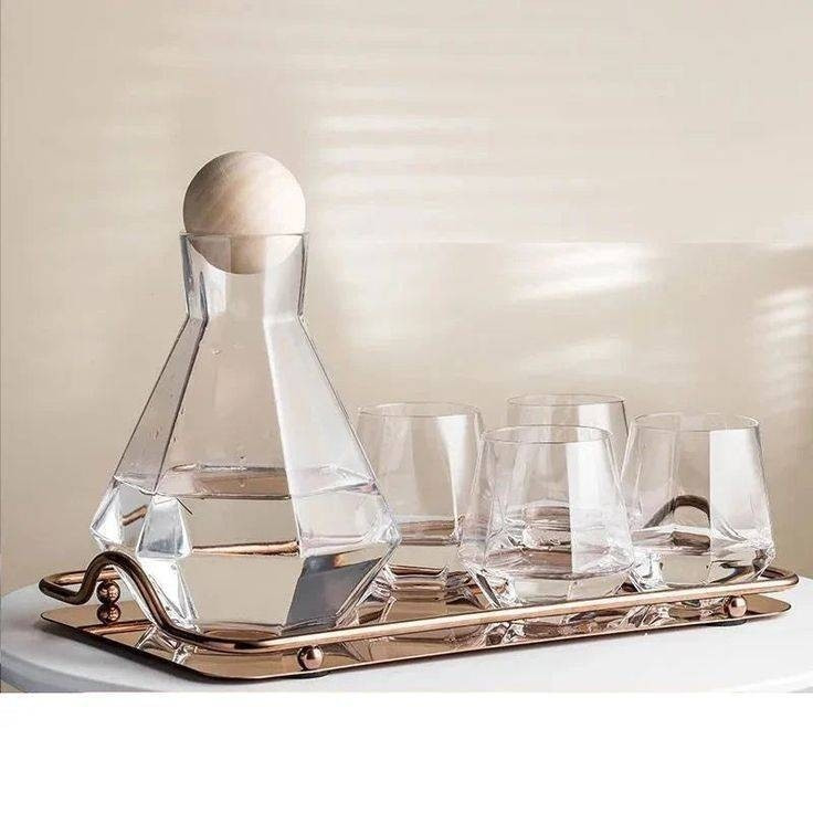 پارچ و لیوان چندضلعی Deli