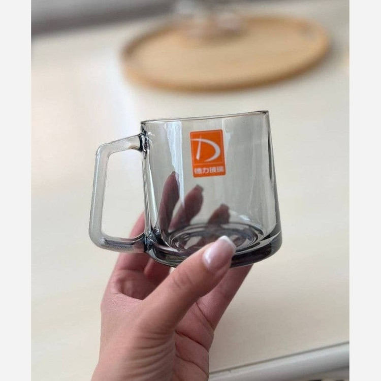 نیم لیوان 6 تایی طرح Toroidal کیفیت عالی و شفاف برند معتبر deli glass