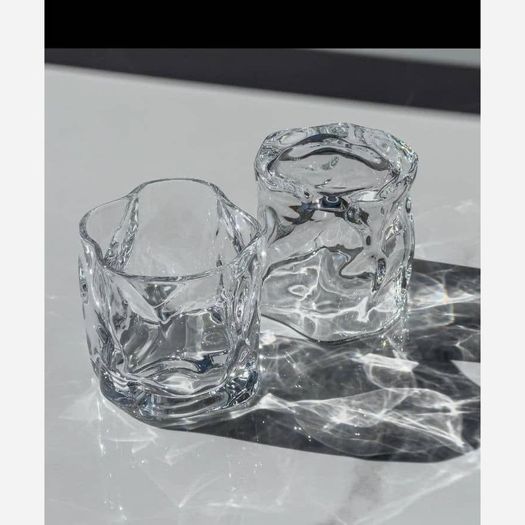 لیوان دفرمه بلوری