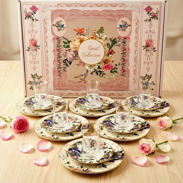 سرویس پذیرایی ۱۸ پارچه gonul ترک