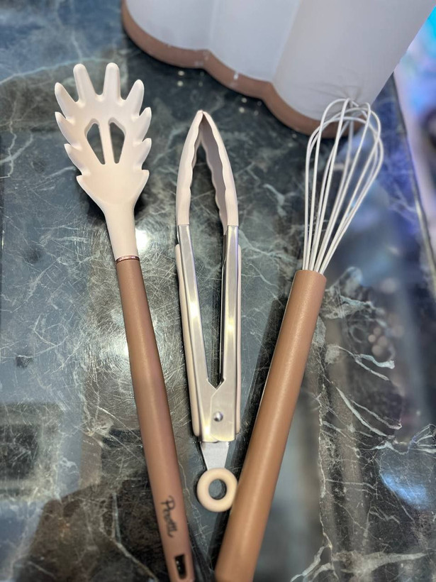 فروش فوق العاده ست کفگیر ملاقه ۱۲ پارچه ISTANBUL برند معتبر perotti کیفیت بسیار عالی محصول ترکیه